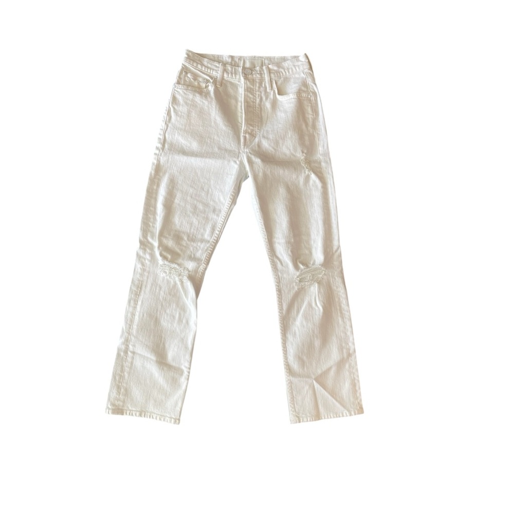 MOTHER Stylish White Jeans